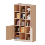 ErgoTray Kombi-Schrank, 3reihig, 5 OH, 2 OH unten mit Türen, oben 3 OH Regal, B/H/T 104,5x190x50cm 